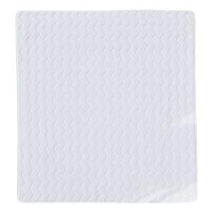 Bílý mušelínový prošívaný přehoz 210×240 cm Plain Muslin – Butter Kings