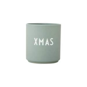 Zelený hrnek z imitace porcelánu Design Letters Favourite, 0,25 l