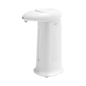 Bílý bezdotykový plastový dávkovač mýdla 350 ml Aqualine – Sapho