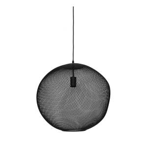 Matně černé závěsné svítidlo s kovovým stínidlem ø 50 cm Reilley – Light & Living
