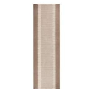 Béžovo-hnědý běhoun Hanse Home Basic, 80 x 300 cm