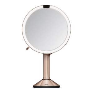 Kosmetické zvětšovací zrcadlo s osvětlením (5x) ø 20 cm Sensor Trio – simplehuman