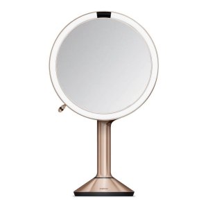 Kosmetické zvětšovací zrcadlo s osvětlením (5x) ø 20 cm Sensor Trio – simplehuman