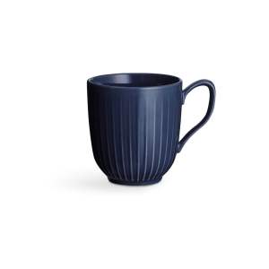 Tmavě modrý porcelánový hrnek Kähler Design Hammershoi, 330 ml