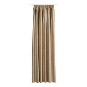 Béžový sametový závěs 140×260 cm Novara – Mendola Fabrics