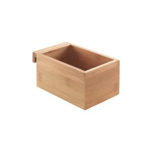 Bambusová komponenta – úložný box v přírodní barvě 10×15 cm Mural – Metaltex