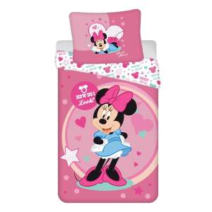 Jerry Fabrics Povlečení z mikrovlákna 140×200 + 70×90 cm – Minnie "Sweet like me"