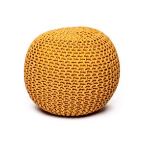Hořčicově žlutý sedací puf Bonami Essentials Jagger