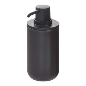 Černý dávkovač na mýdlo iDesign Cade, 335 ml