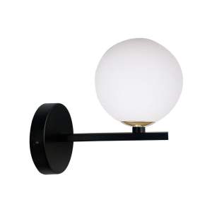 Černé nástěnné svítidlo Kama – Candellux Lighting