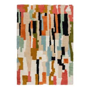 Ručně tkaný vlněný koberec 160×230 cm Zagora Geo Shaggy – Flair Rugs