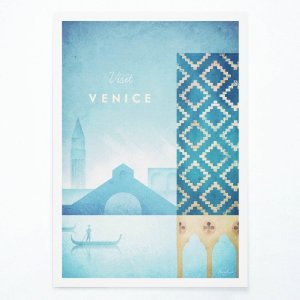 Plakát Travelposter Venice, 30 x 40 cm
