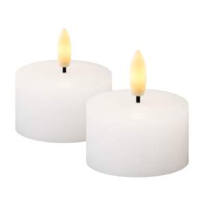LED svíčky v sadě 2 ks (výška 3 cm) Sille Rechargeable – Sirius