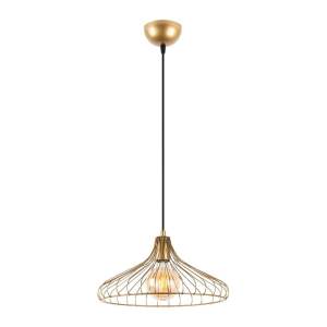 Závěsné svítidlo ve zlaté barvě s kovovým stínidlem ø 36 cm Depay – Opviq lights