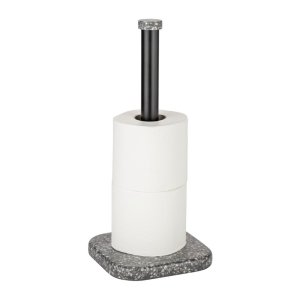 Šedý stojan na toaletní papír z polyresinu Tom Tailor T-Terrazzo – Wenko