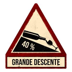Kovová cedule 25×33 cm Descente – Antic Line