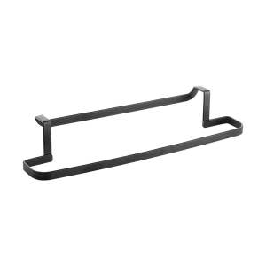 Černý závěsný držák na utěrku Metaltex Galileo Lava