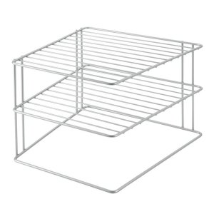 Ocelová přídavná polička ve stříbrné barvě 25×25 cm Palio – Metaltex