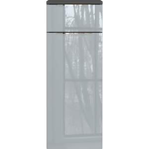 Šedá vysoká závěsná koupelnová skříňka 36×93 cm Vasio – Germania