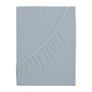 Šedé napínací prostěradlo 90×200 cm – B.E.S.