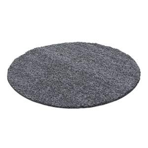 Tmavě šedý kulatý koberec ø 160 cm Life – Ayyildiz Carpets