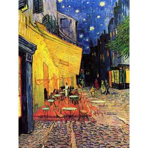 Reprodukce obrazu Vincenta van Gogha – Cafe Terrace, 45 x 60 cm