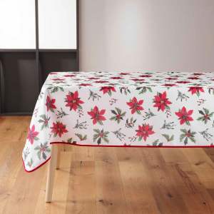 Ubrus s vánočním motivem 150×240 cm Amaryllis – douceur d’intérieur