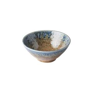 Modro-hnědá keramická mísa MIJ Earth & Sky, ø 20 cm