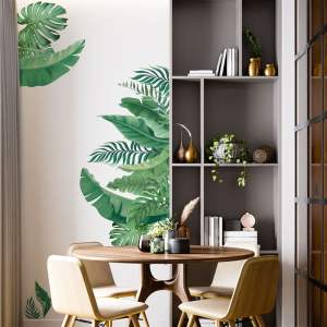 Samolepka na zeď 60×90 cm Tropical Leaves – Ambiance