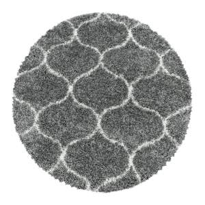 Šedý kulatý koberec ø 80 cm Salsa – Ayyildiz Carpets