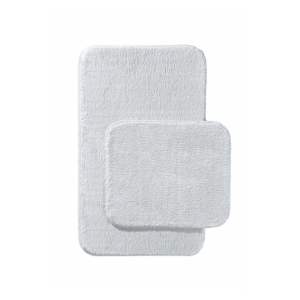 Světle šedé koupelnové předložky v sadě 2 ks 50×90 cm Plush – Mila Home