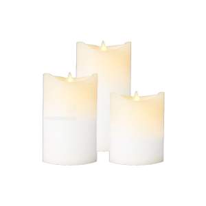 LED svíčky v sadě 3 ks (výška 15 cm) Sara Exclusive – Sirius