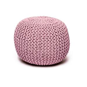 Růžový pletený taburet Jagger – Bonami Essentials