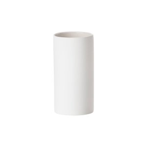 Bílý porcelánový kelímek na zubní kartáčky Solo – Zone