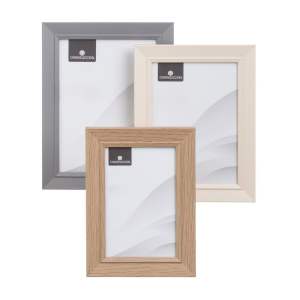 Stojací/na zeď rámečky v hnědo-přírodní barvě v sadě 3 ks 14×19 cm – Casa Selección