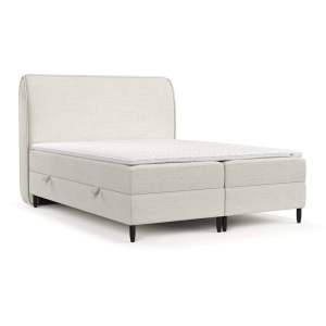 Krémová boxspring postel s úložným prostorem 180×200 cm Melba – Maison de Rêve