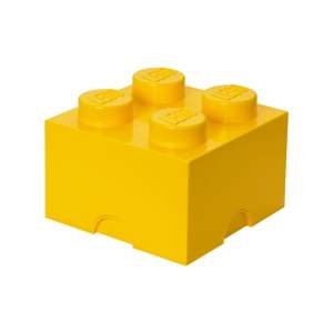 Žlutý úložný box čtverec LEGO®