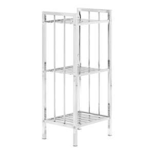 Koupelnový regál ve stříbrné barvě 33×73 cm – Premier Housewares