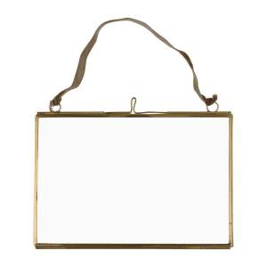 Kovový rámeček na zeď ve zlaté barvě 15×10 cm – Rex London
