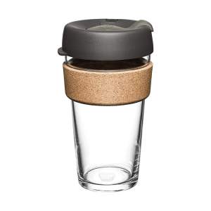 Černo-hnědý cestovní hrnek 454 ml Brew Cork Nitro L – KeepCup