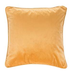 Oranžovobéžový polštář Tiseco Home Studio Velvety, 45 x 45 cm