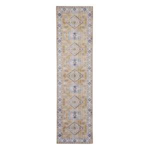 Šedý/béžový koberec běhoun 225×60 cm Topaz – Think Rugs