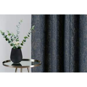 Tmavě modro-šedý závěs 135×280 cm Wayland – Mendola Fabrics