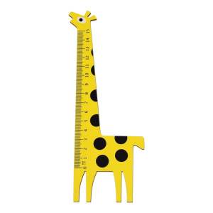Dřevěné pravítko ve tvaru žirafy Rex London Yellow Giraffe