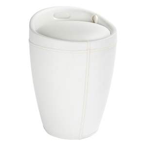 Bílý koš na prádlo a taburetka v jednom Wenko Candy Look, 20 l