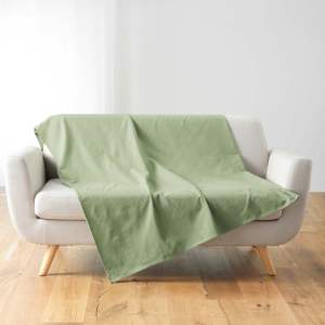 Zelený přehoz 220×240 cm Lucile – douceur d’intérieur