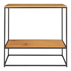 Konzolový stolek s deskou v dubovém dekoru v přírodní barvě 80×36 cm Vita – House Nordic