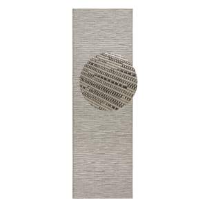 Šedý běhoun BT Carpet Nature, 80 x 350 cm