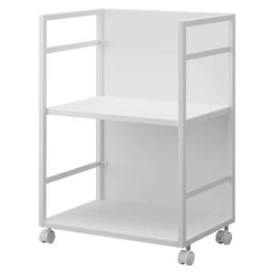 Bílý kovový pojízdný regál 42×60 cm Tower – YAMAZAKI