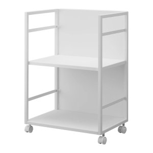 Bílý kovový pojízdný regál 42×60 cm Tower – YAMAZAKI